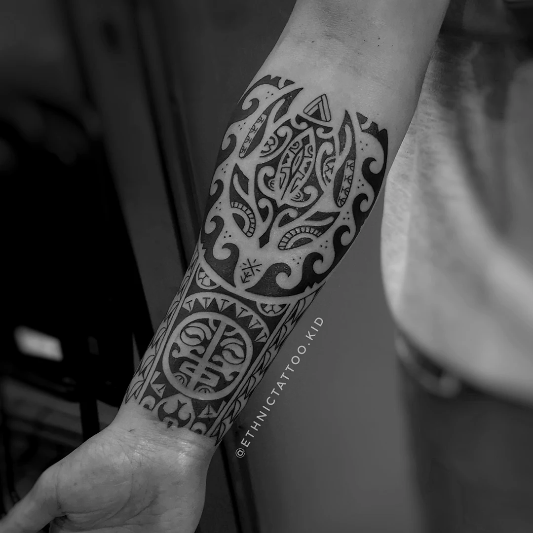 Tatuaje tahitiano polinesio madrid por ethnictattookid en ajalvir