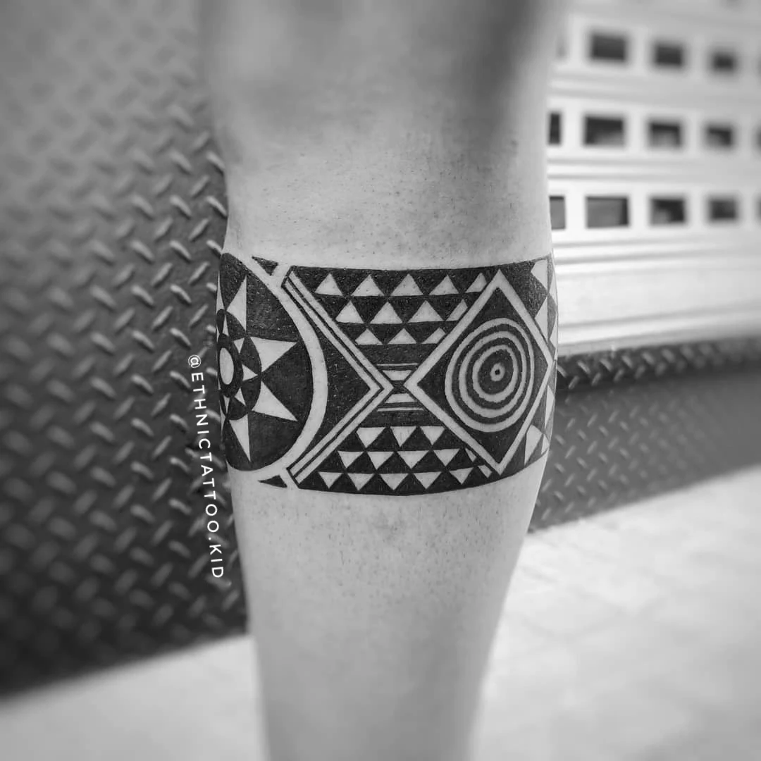 Tattoo guanche de las Islas Canarias por Ethnictattoo.kid en Madrid