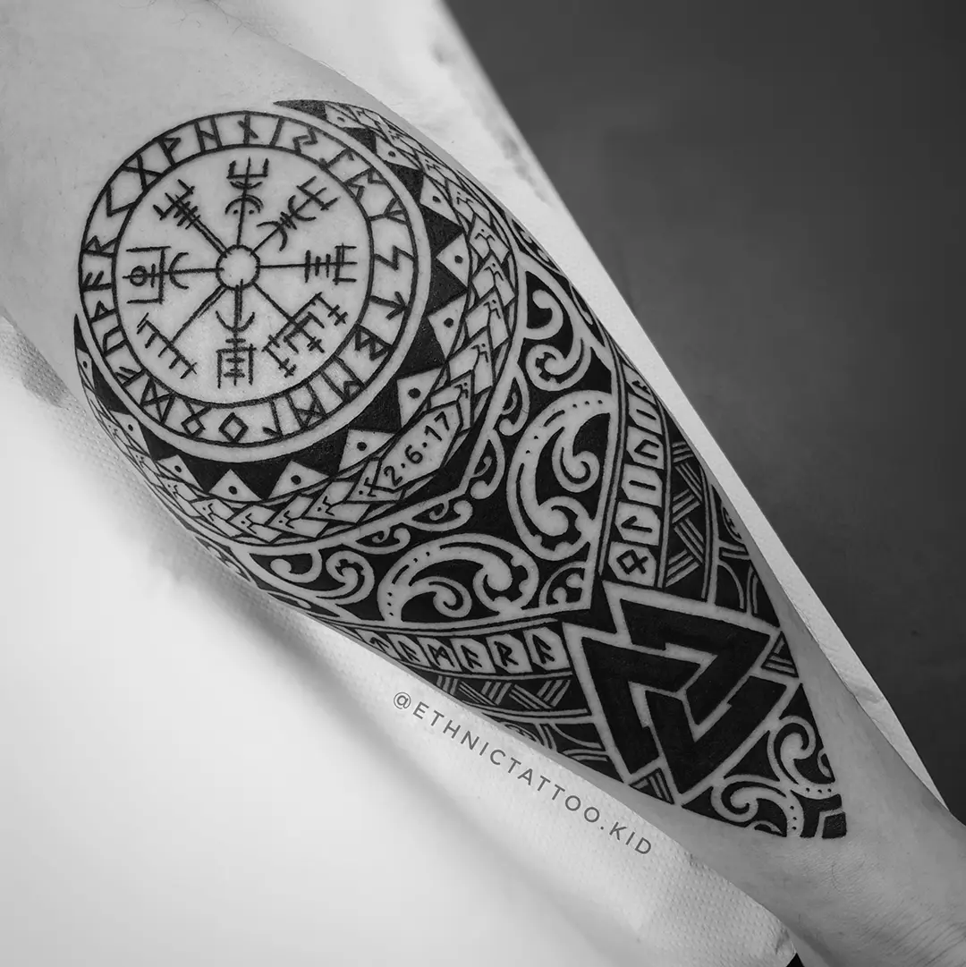Mezcla de estilos tribales, hecho por Ethnictattoo.Kid en Ajalvir